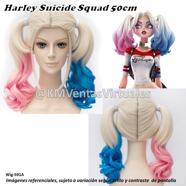 Peluca Harley Quinn