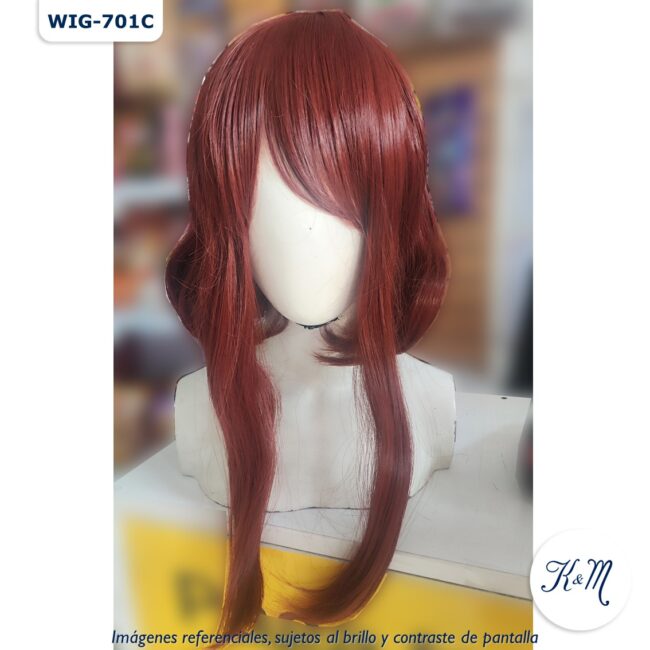 peluca mediana ochako marron (wig 701c)