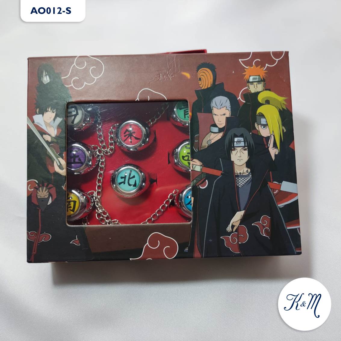 Set de Anillos Akatsuki Naruto Shippuden - Coleccionista - Redsale