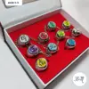 set 10 anillos akatsuki en caja naruto shippuden (ao012 s)