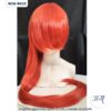 peluca larga kanekalon rojo (wig b025)