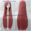 peluca larga kanekalon rosado (wig b046)