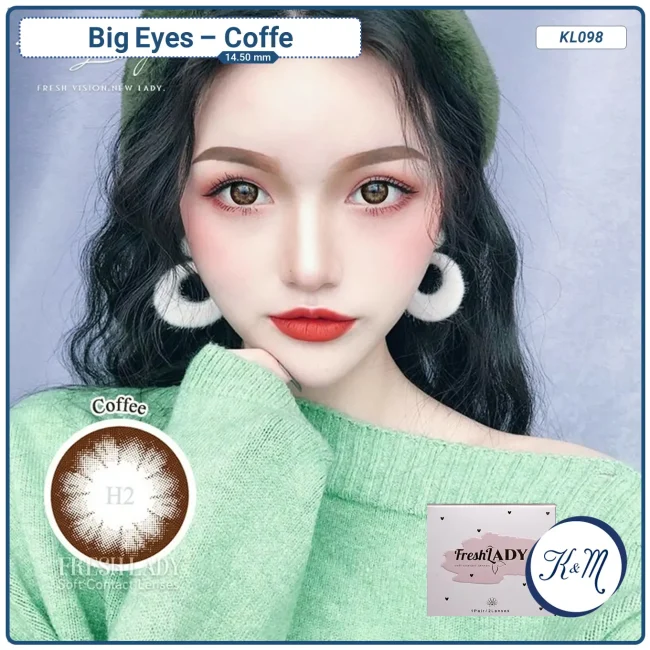 Pupilente FreshLady Big Eyes Coffee